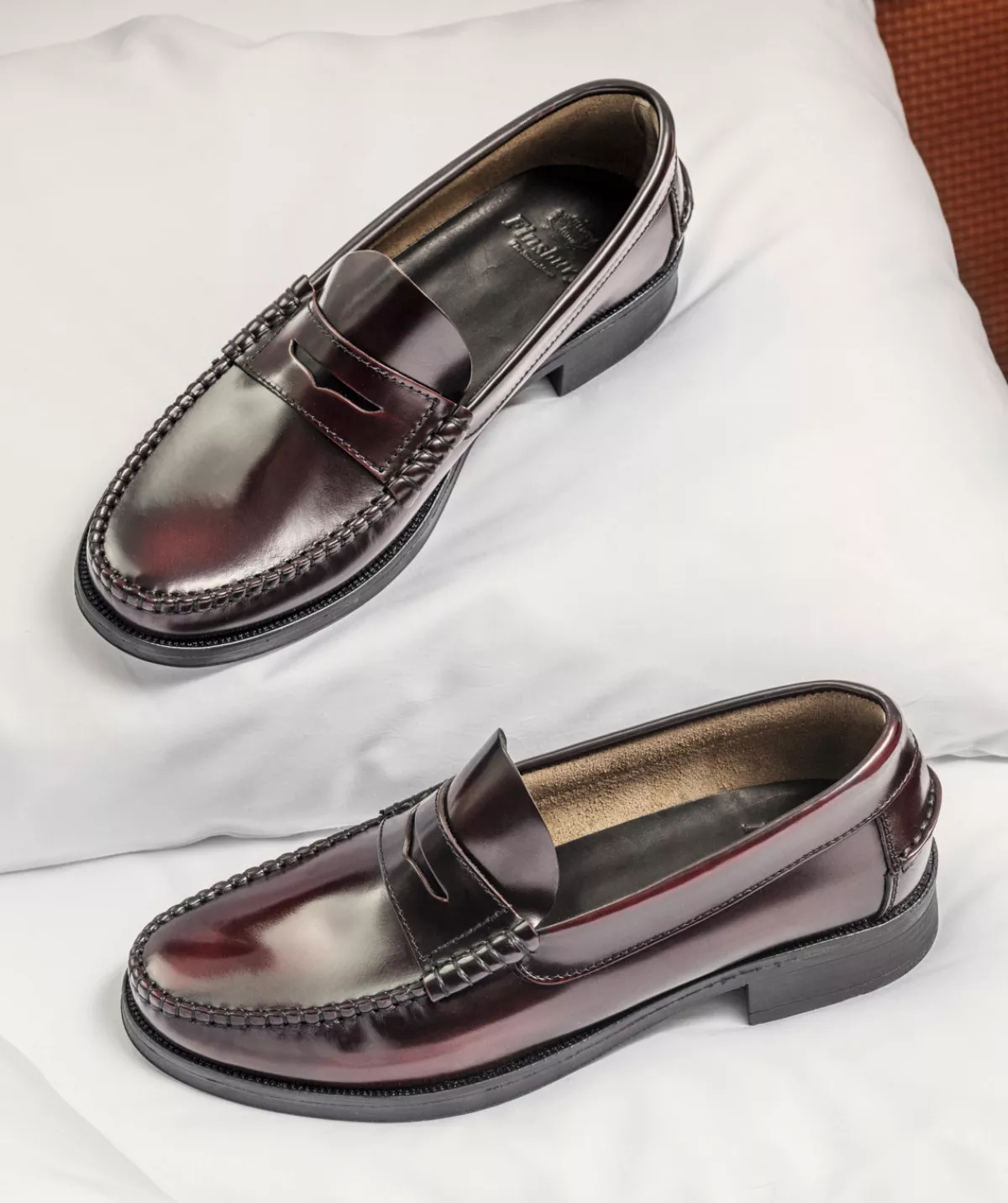 Mocassin Manhattan Bordeaux Lisse