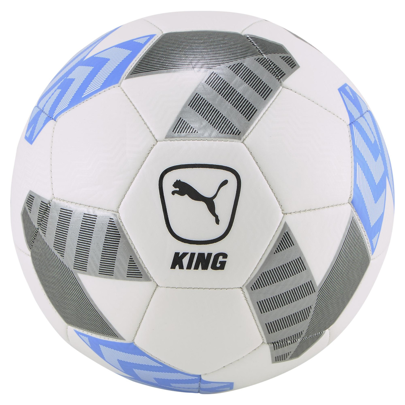 PUMA King Voetbal Maat 5 Wit Blauw Grijs