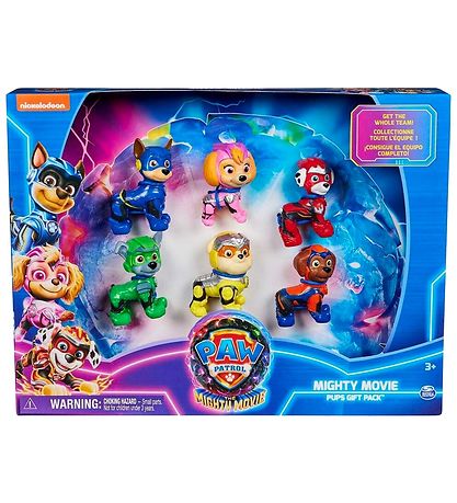 Paw Patrol Gave?ske - 7 cm - Movie 2 - 6 Figurer