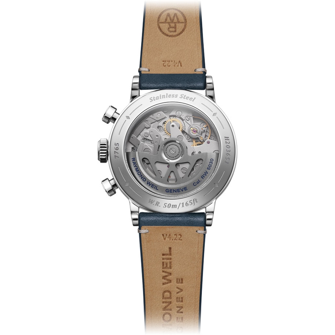 Raymond Weil Millesime Chronograph Blau Ø 39.5mm