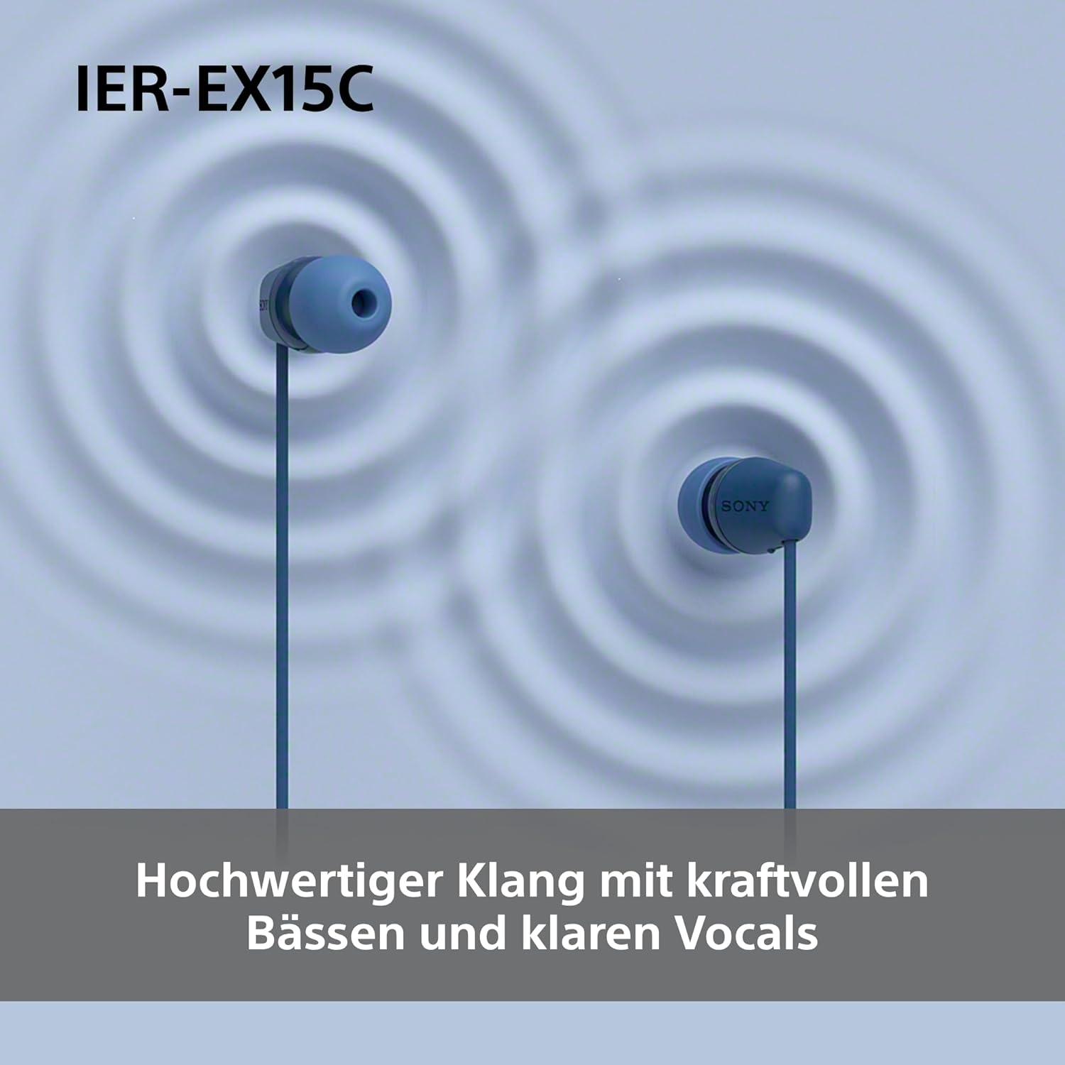 IER-EX15C In-Ear Kopfhörer mit USB-C-Anschluss und Mikrofon (IEREX15CP.CE7) - Pink