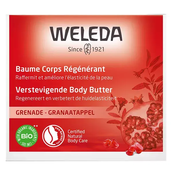 Bálsamo Corporal Regenerador Orgânico de Romã Weleda 150ml