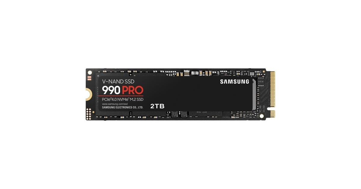 SAMSUNG990 PRO 2 TB SSD  (MZ-V9P2T0BW, PCIe Gen 4.0 x4, NVMe 2.0)
