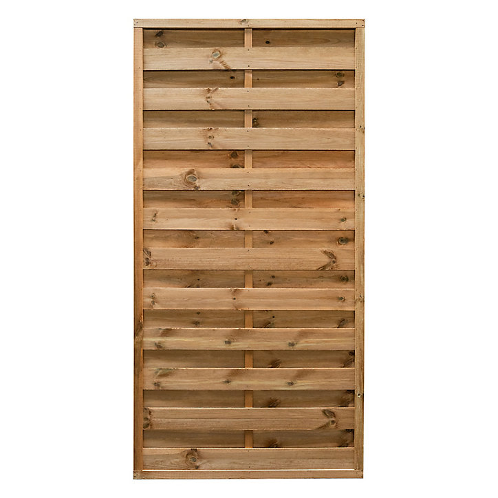 Panneau droit bois marron 90 x h.180 cm