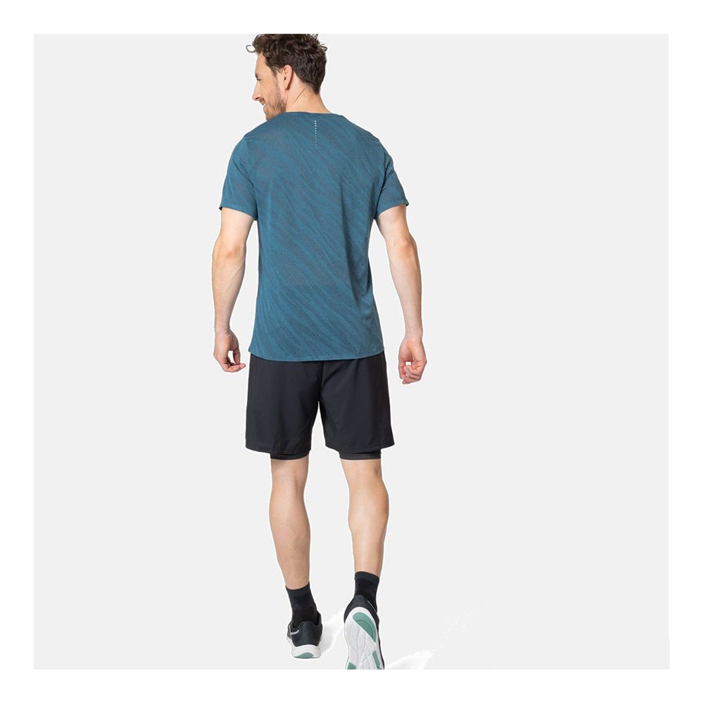 Odlo ZEROWEIGHT ENGINEERED CHILL-TEC - Maillot Homme saxony blue melange