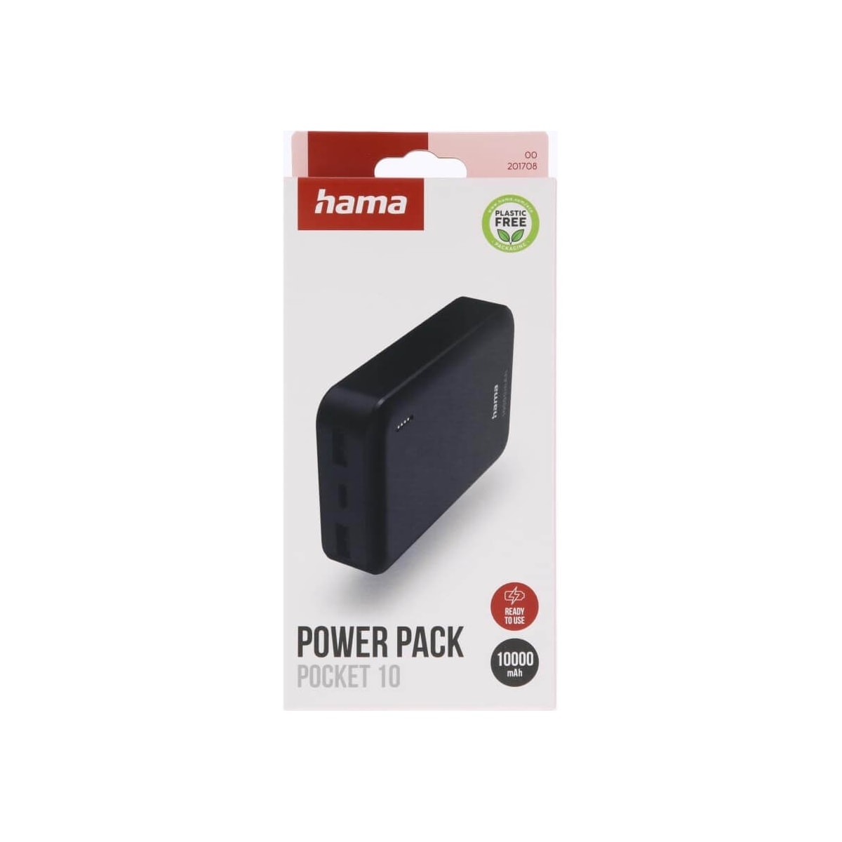 Hama Powerbank 10000mAh 2xUSB-A Anthracite