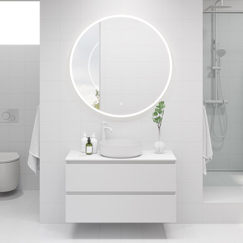BADEROMSMØBEL CAMARGUE SKÄRGÅRD 100CM FRITTSTÅENDE SERVANT