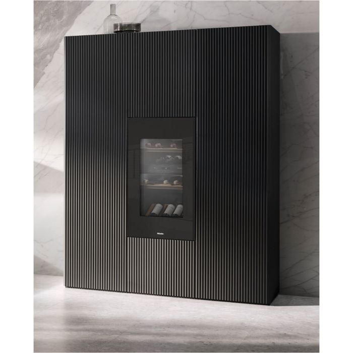 Miele Einbau-Weinschrank KWT 6422 iG-1 Obsidianschwarz