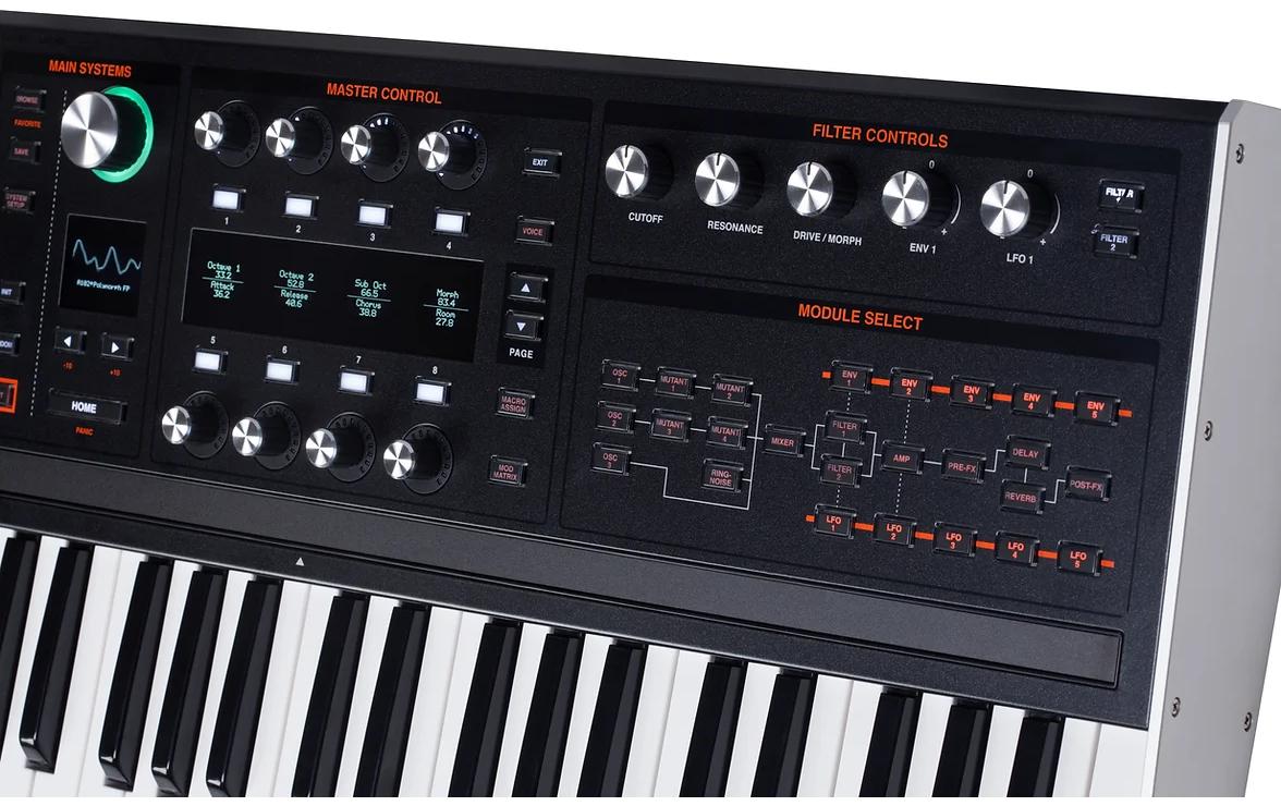 HYDRASYNTH Keyboard<br>Halbgewichtetes Keyboard