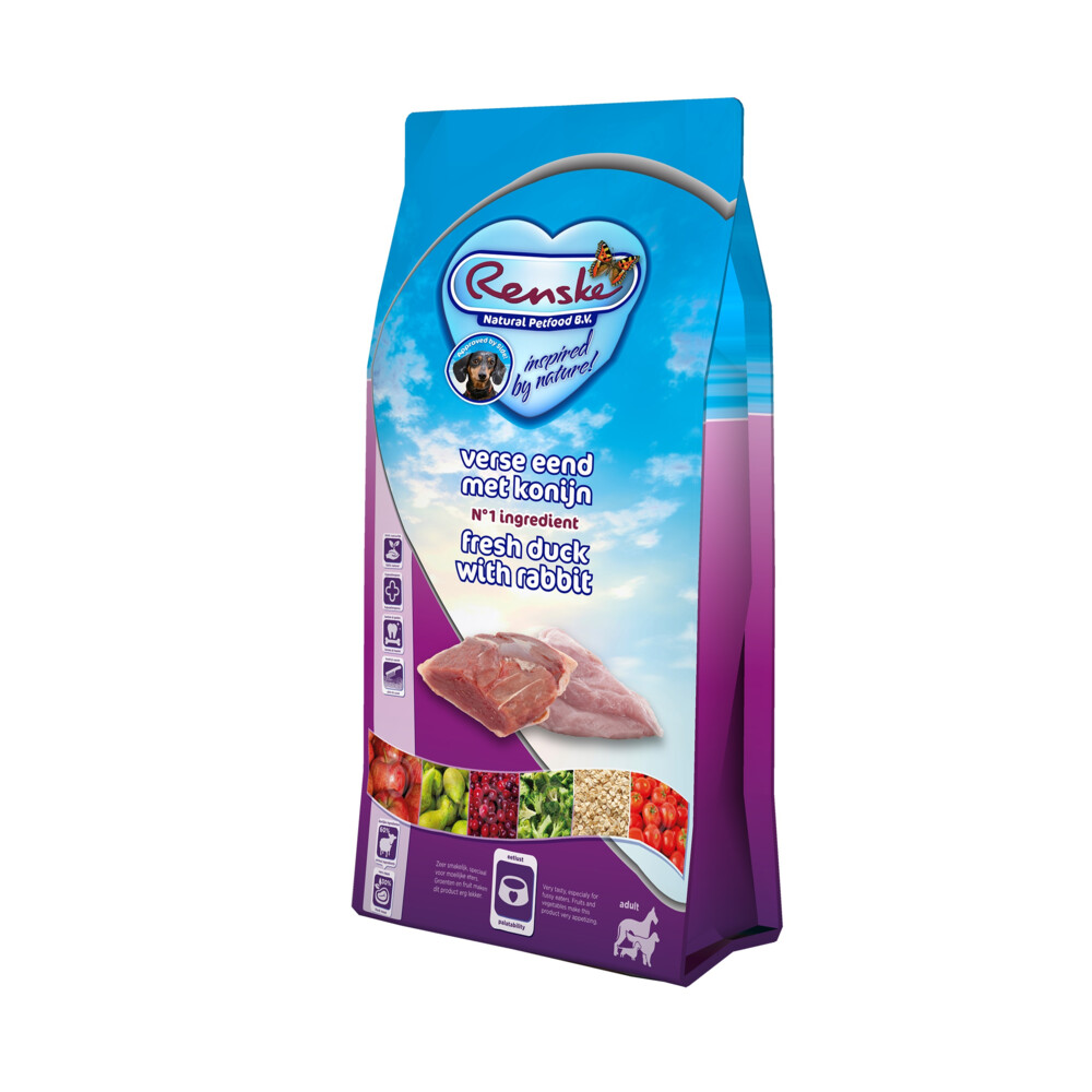 Renske Super Premium Adult Eend - Konijn12 kg