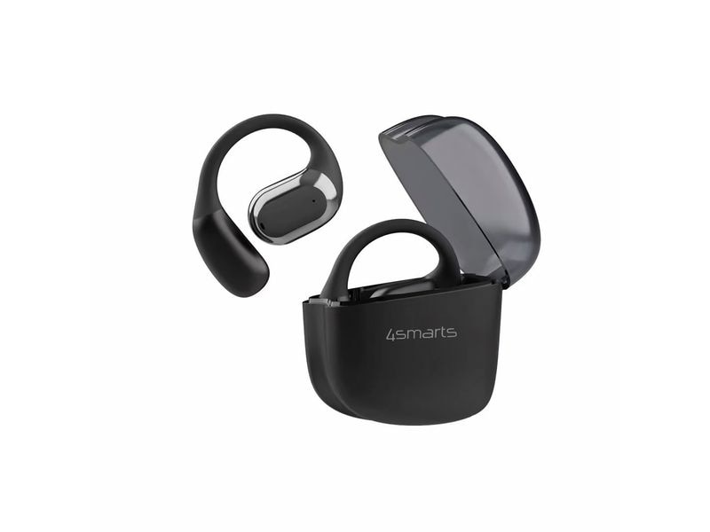 4smarts Wireless In-Ear-Kopfhörer OWS SkyBuds Sport Schwarz Open-Ear-Sportkopfhörer