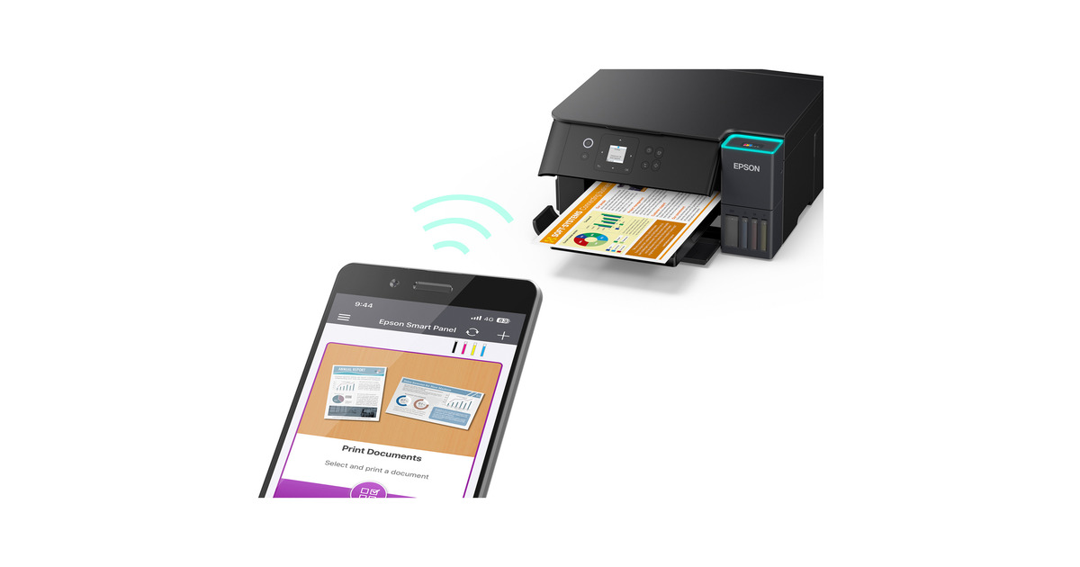 EpsonEcoTank ET-2950 all-in-one inkjetprinter  (Zwart, Scannen, Kopiëren, wifi, inclusief tot 3 jaar inkt)