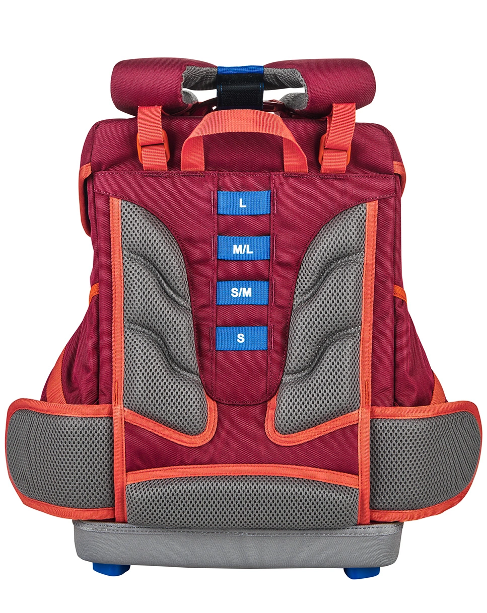 Schulranzen-Set BUDDY 4-teilig in beet red/chili