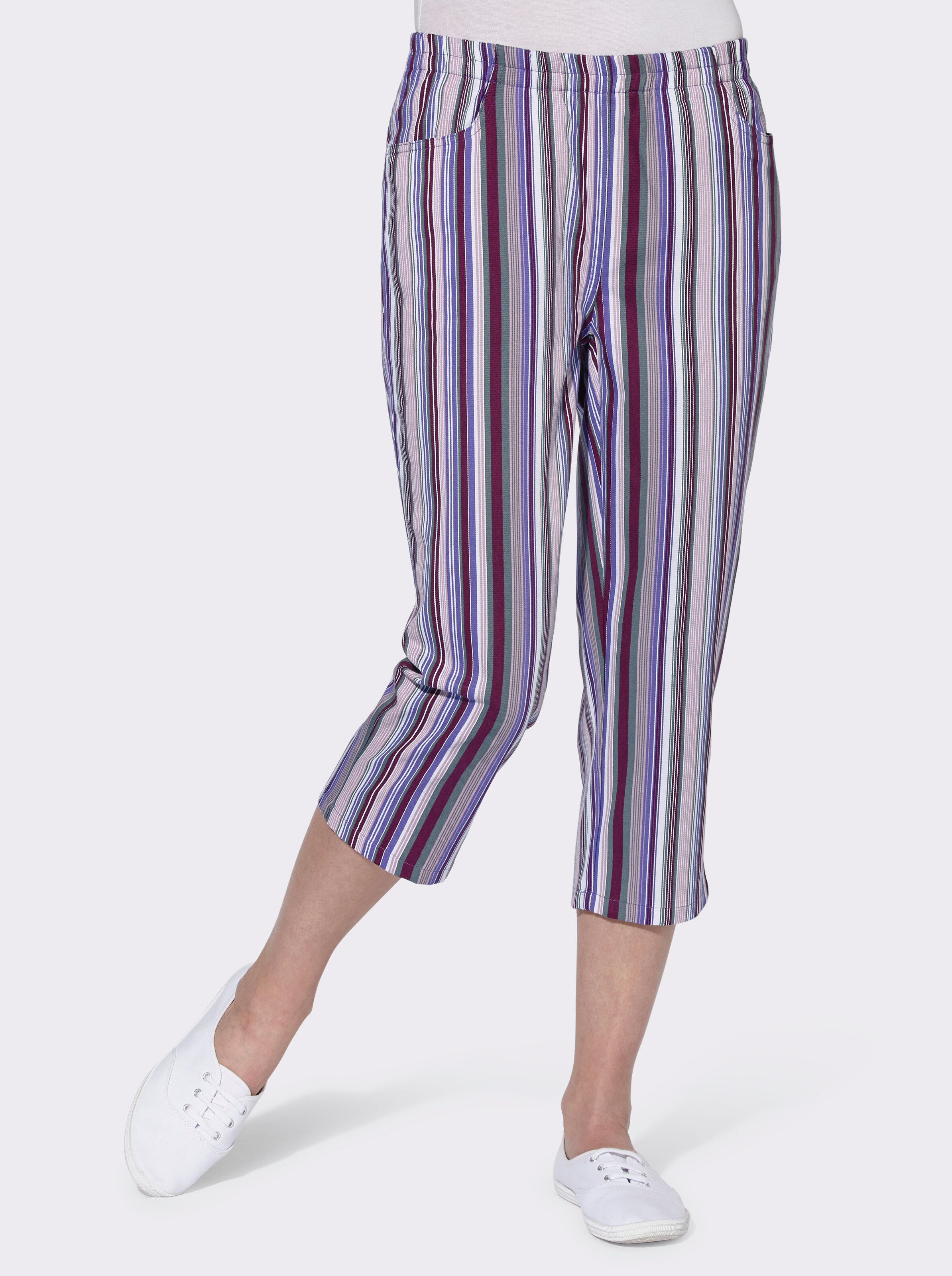 Caprihose aus reiner Baumwolle