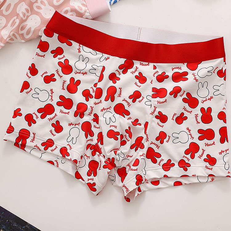 Pancherry - Cartoon Print Boxershorts / Set