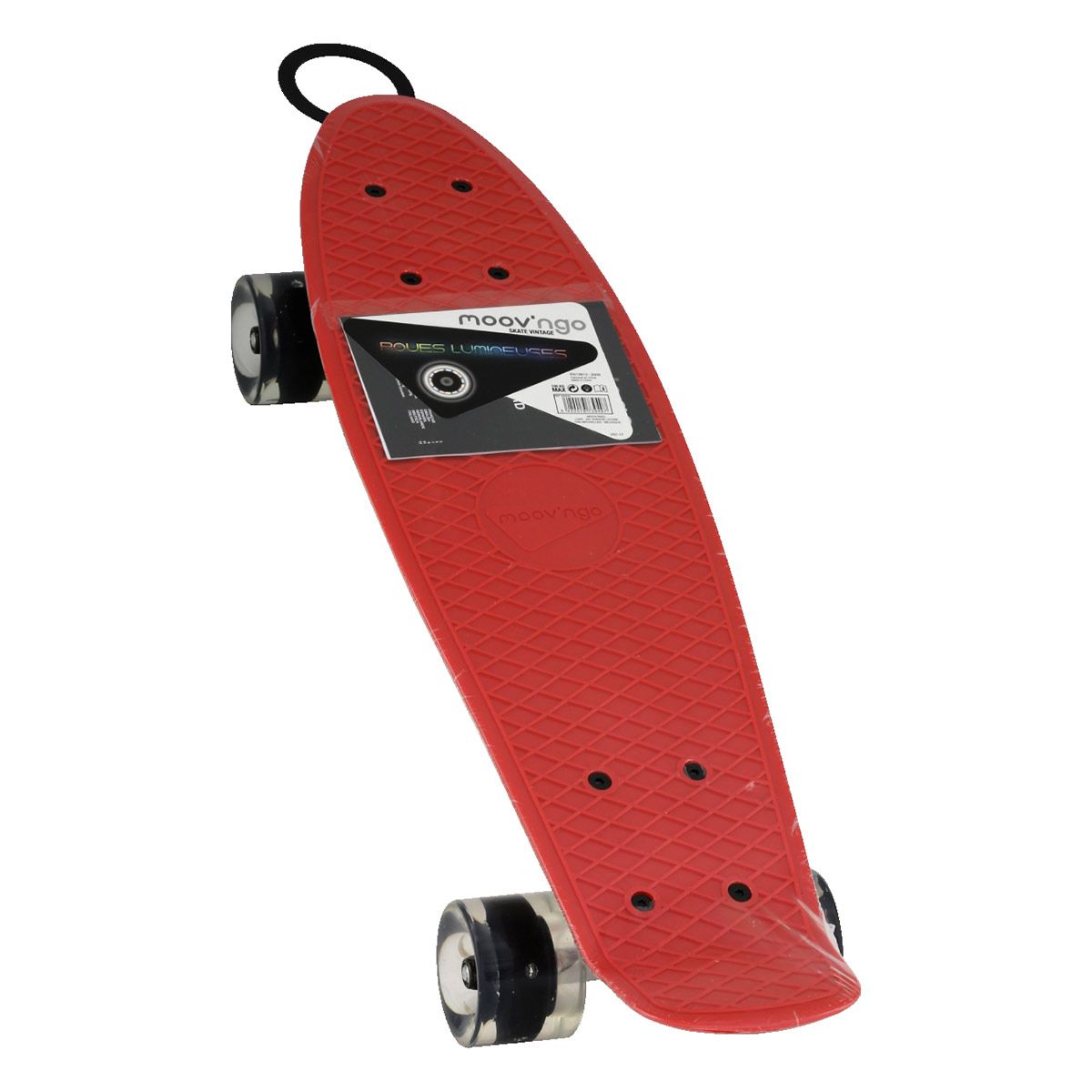 Skate lumineux rouge