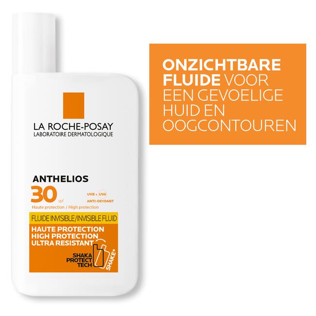 La Roche-Posay Anthelios Onzichtbare Zonnebrand Fluide Gezicht SPF30 50 ML