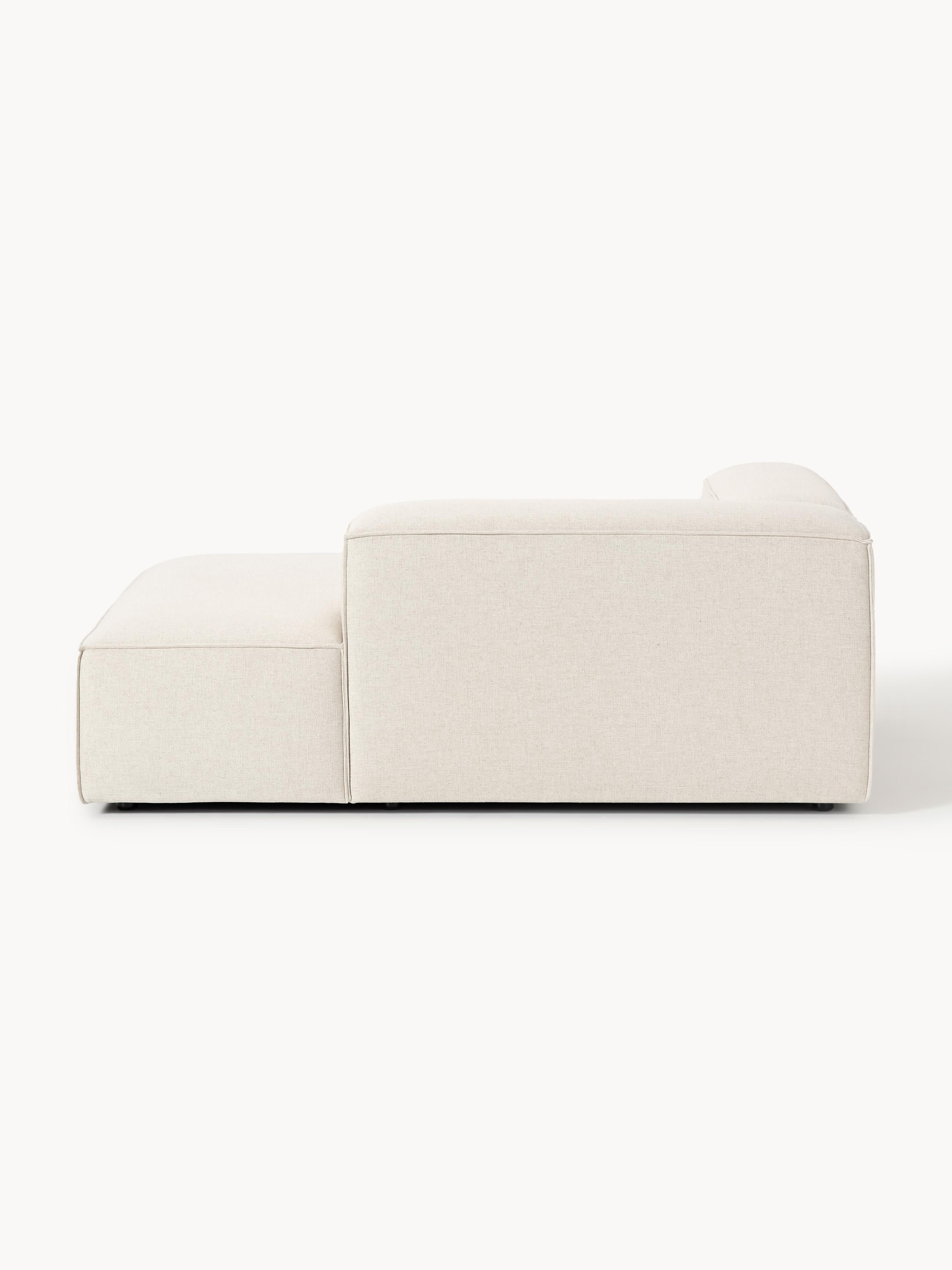 Chaise longue hoekmodule Lennon van linnenmix