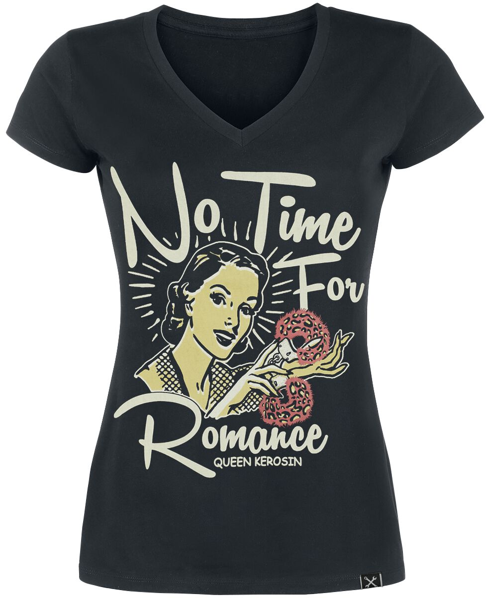 Not Time For Romance | Queen Kerosin T-Shirt Manches courtes