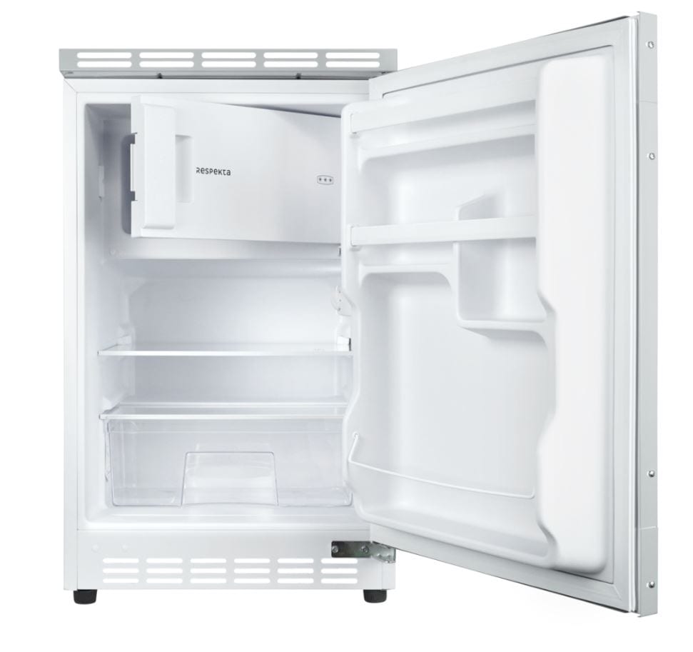 Respekta Küchenzeile KB195EYWMI 195 cm Weiß-Eiche York Nachbildung