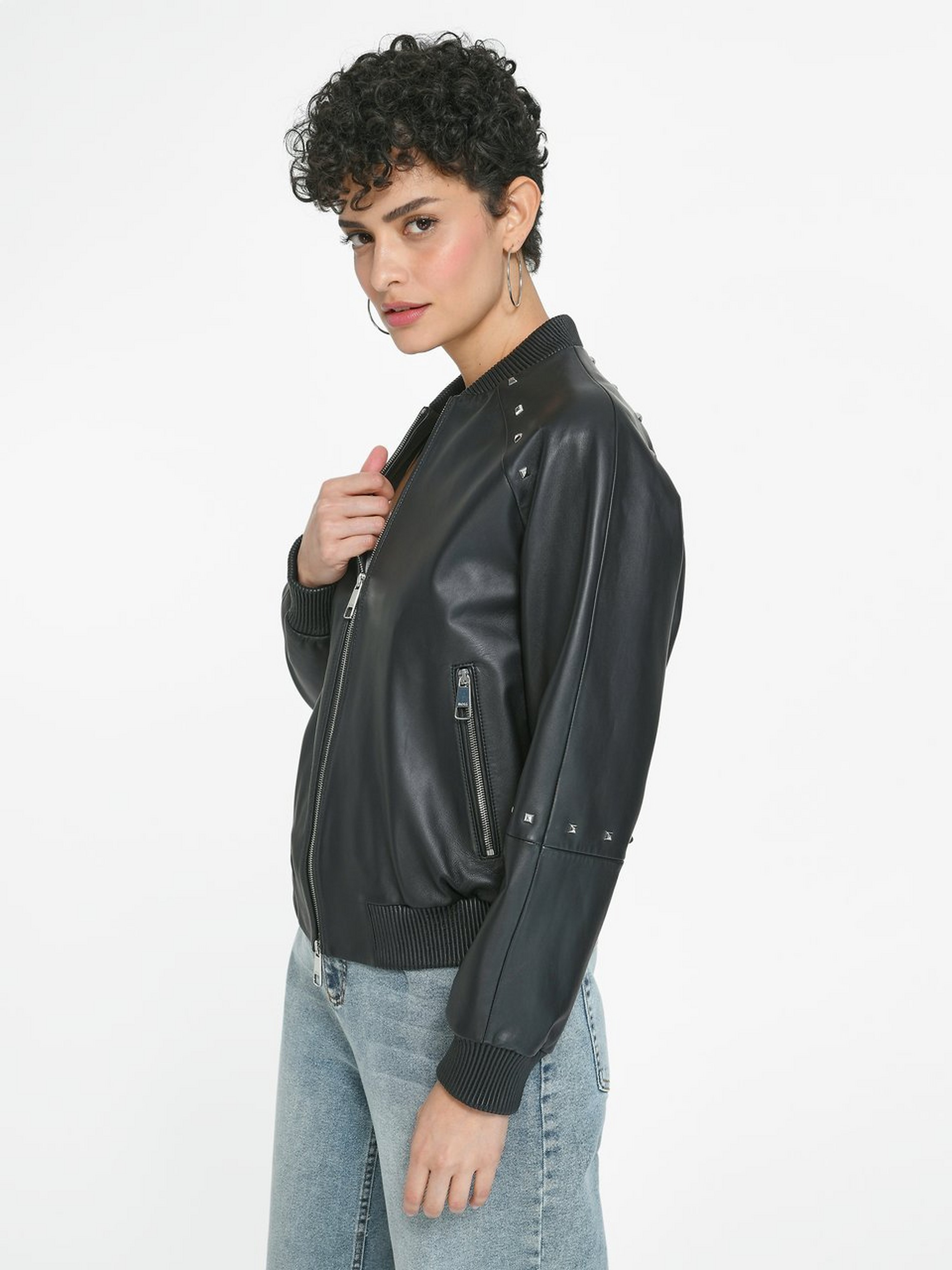 Lederjacke Sanito