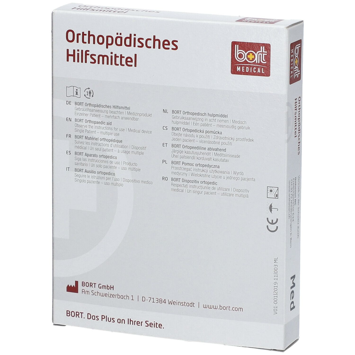 BORT Metatarsal-Bandage mit Pelotte 21 cm