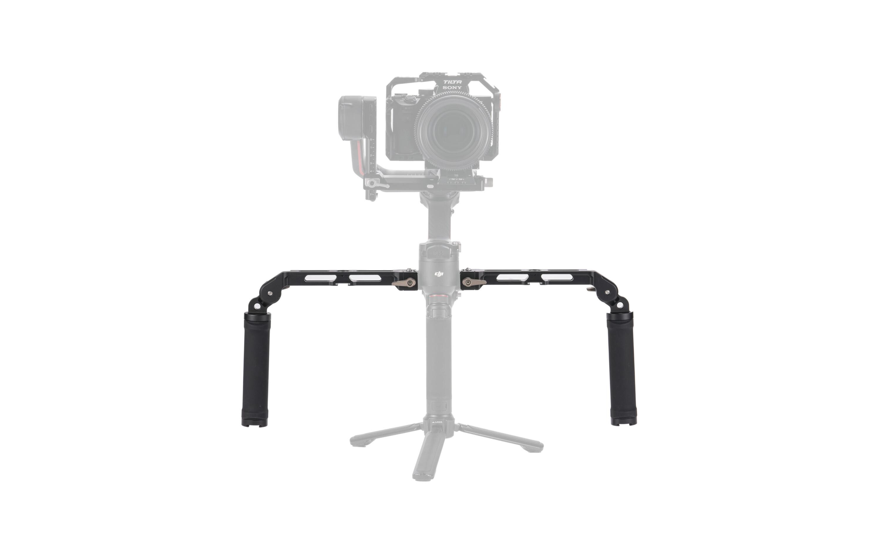 Dual Handle Bracket for DJI RoninErmöglicht die Bedienung des Gimbals über zwei Kontaktpunkte für mehr Kontrolle