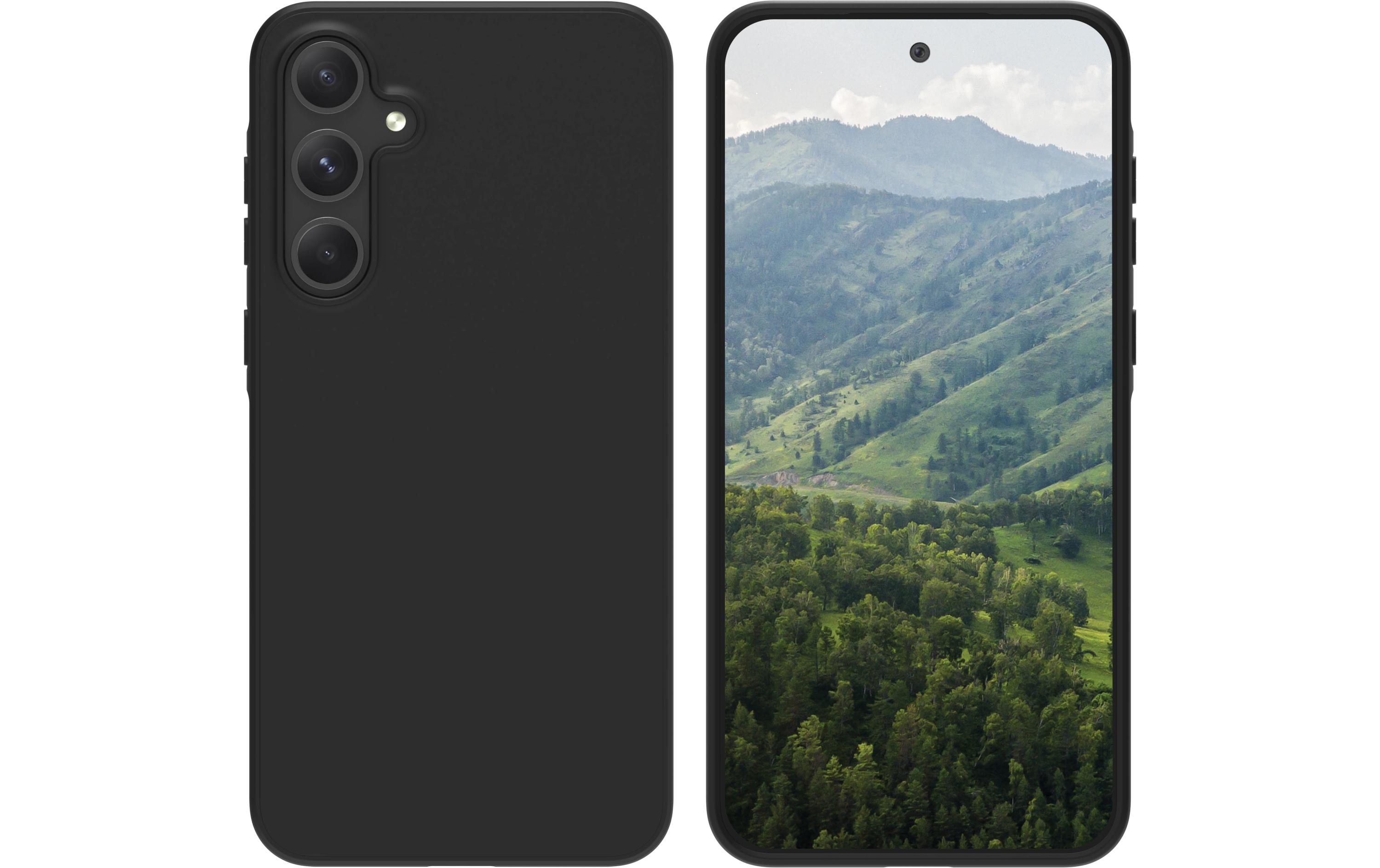 Back Cover Greenland Galaxy A55 5G SchwarzSchutzhülle für das Samsung Galaxy A55 5G