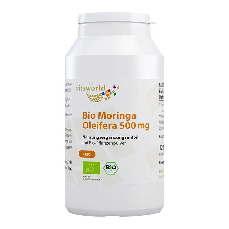 Moringa Oleifera 500 mg Kapseln, 120 St