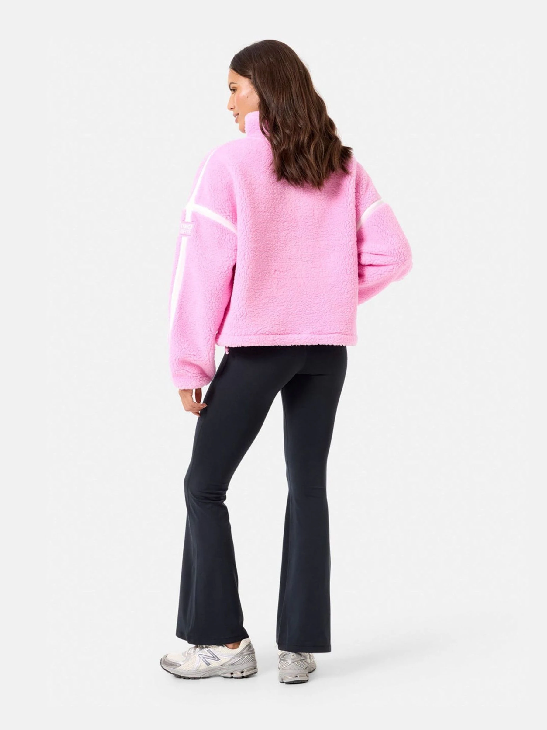 Roze - Gym + Coffee Industry Half Zip Fleece