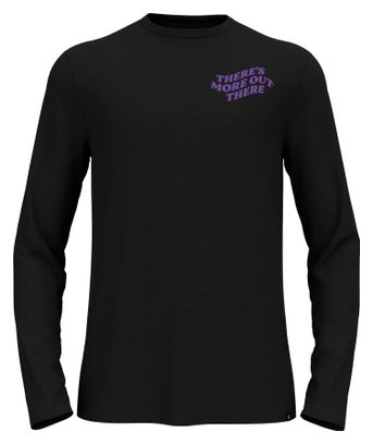 T-Shirt Manches Longues Odlo Merino 160 There'S More Noir