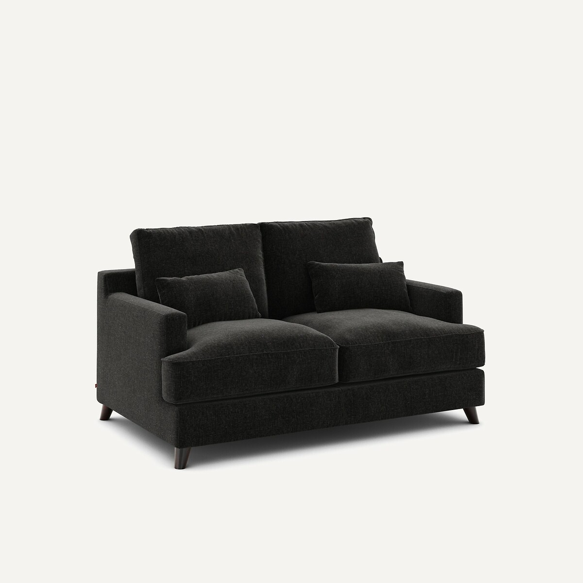 AM.PM<br>Sofá compacto de 2 lugares em veludo chenille, Alwine