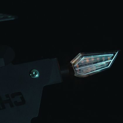 Clignotant Chaft RETURN LED SEQUENTIELS 2.0 (La paire) Universel - Noir