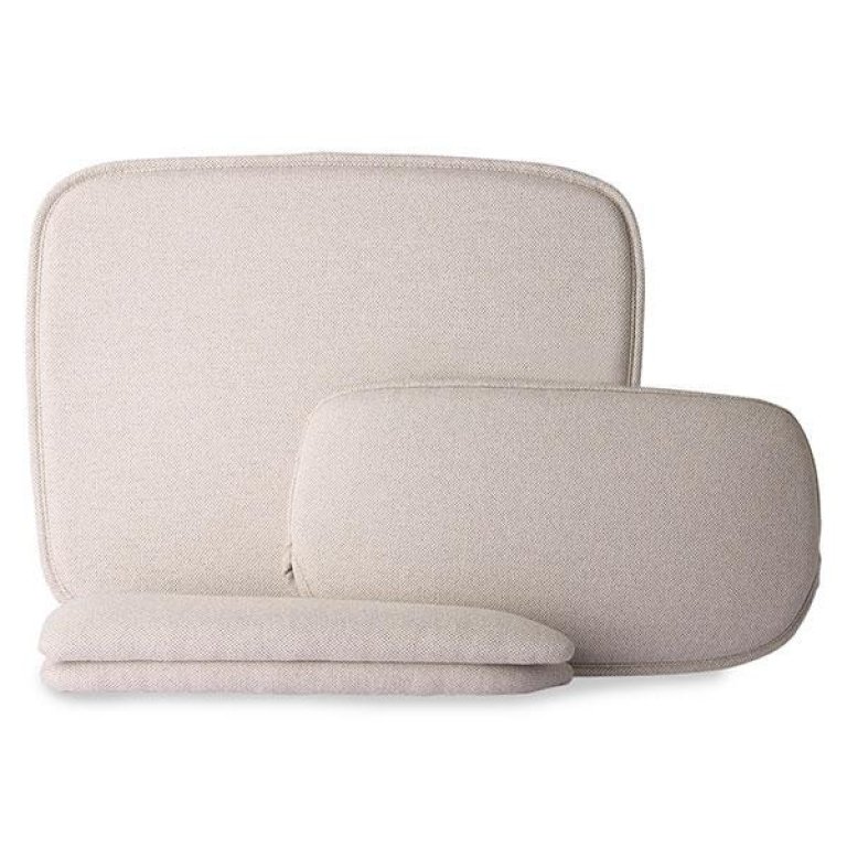HKliving Wire armchair stoel comfort kit cream