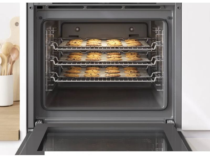 Bosch Einbaubackofen HBA514BB3 Schwarz A Einbau-Backofen