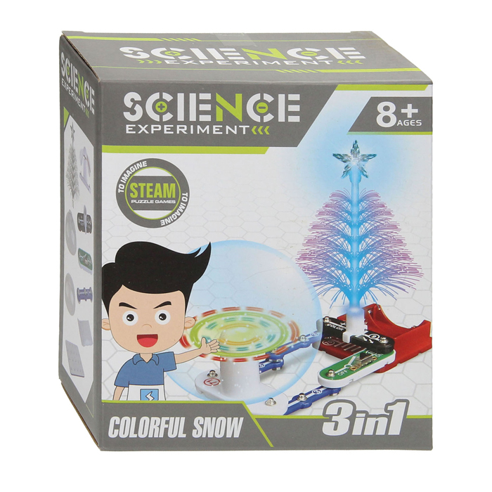 Science Experiment Gekleurde Sneeuw3in1