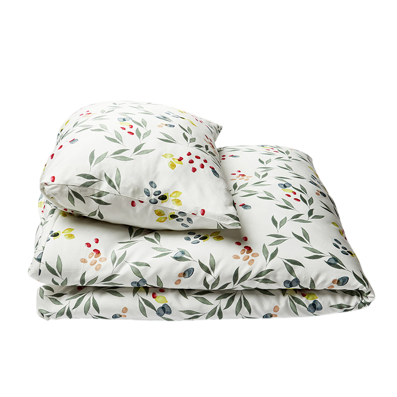 Kissenbezug AMIATA white-olive