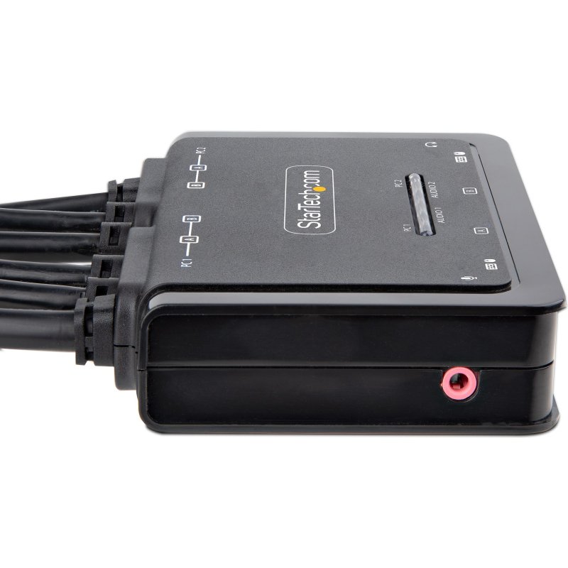 StarTech.com C2-DD46-UA2-CBL-KVM commutateur écran, clavier et souris Noir