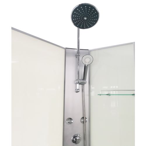 Badstuber Viva complete douchecabine rechthoek 120x80x225cm