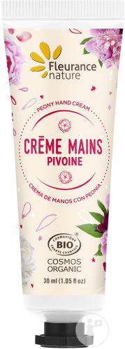 Fleurance Nature Crème Mains Au Pivoine Bio Tube 30ml