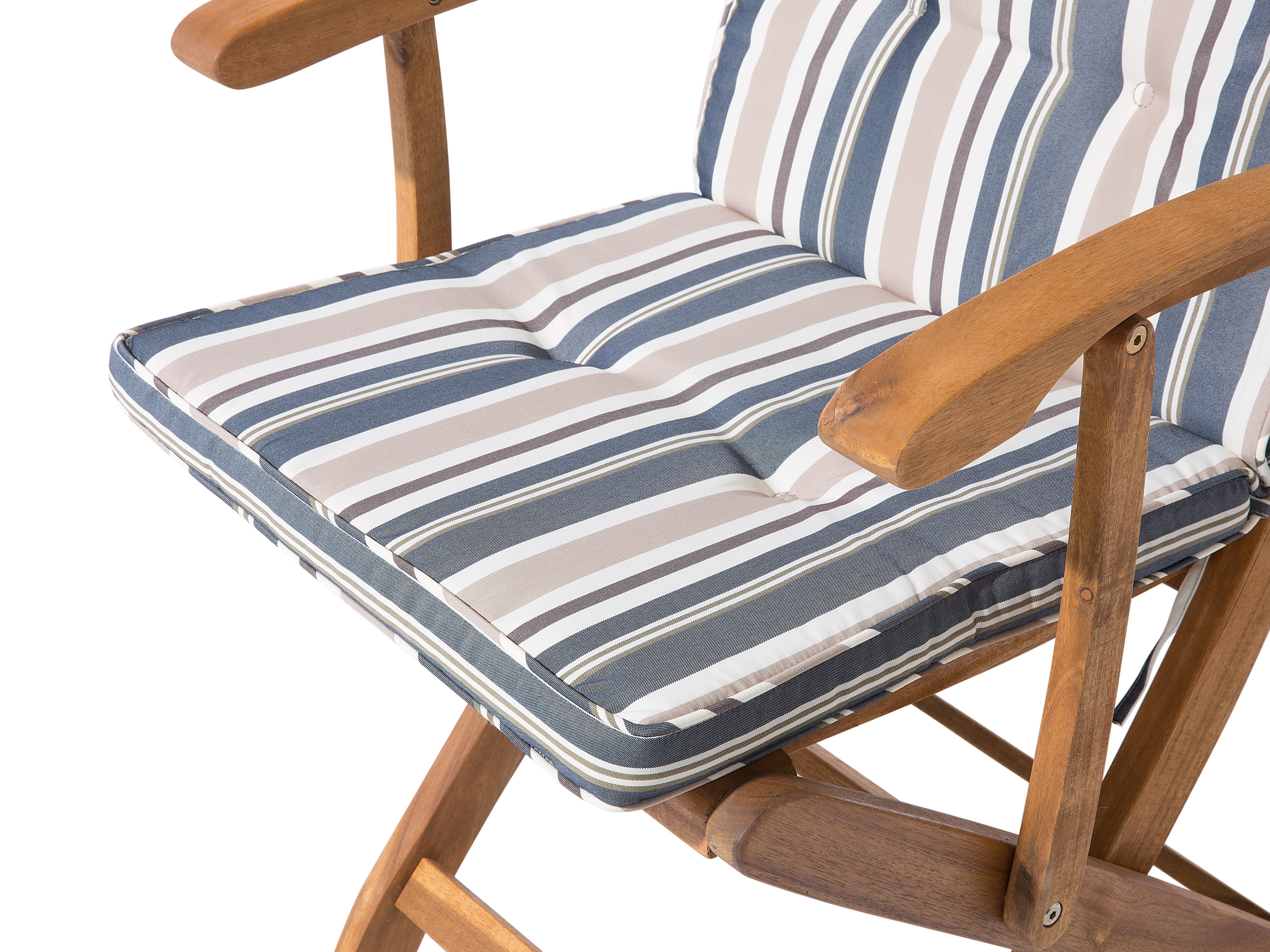 Tuinset 8-zits MAUI met kussens Acaciahout Meerkleurig