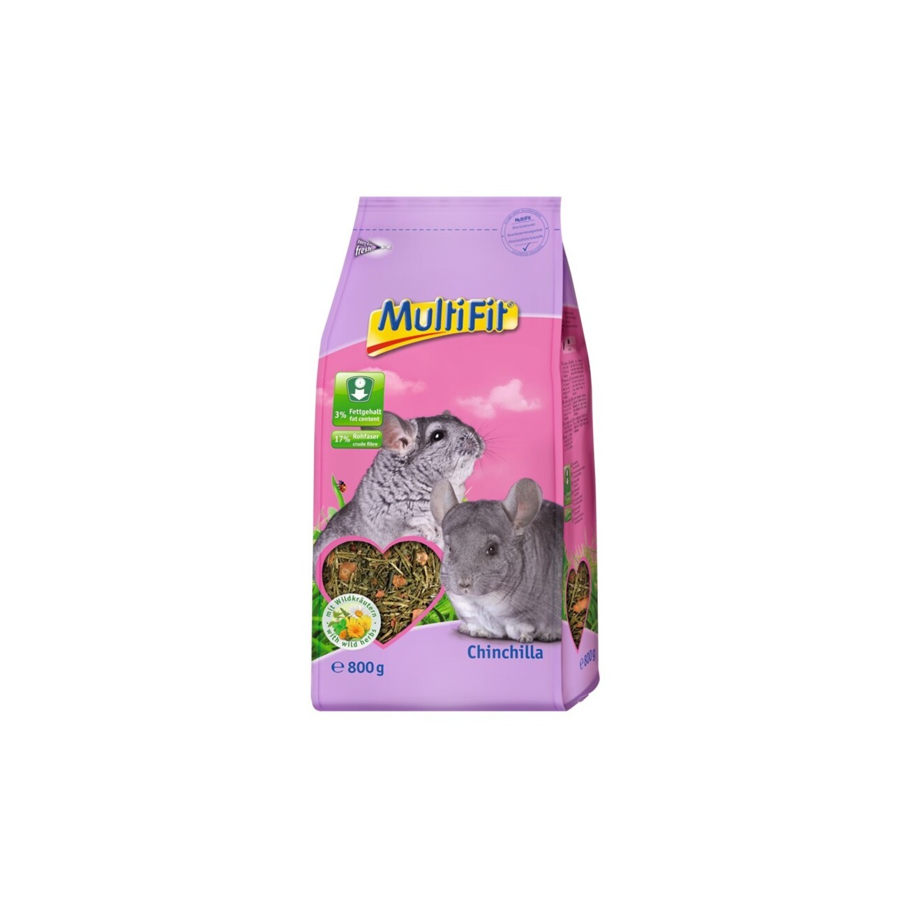 MultiFit Nagerfutter für Chinchilla 800g