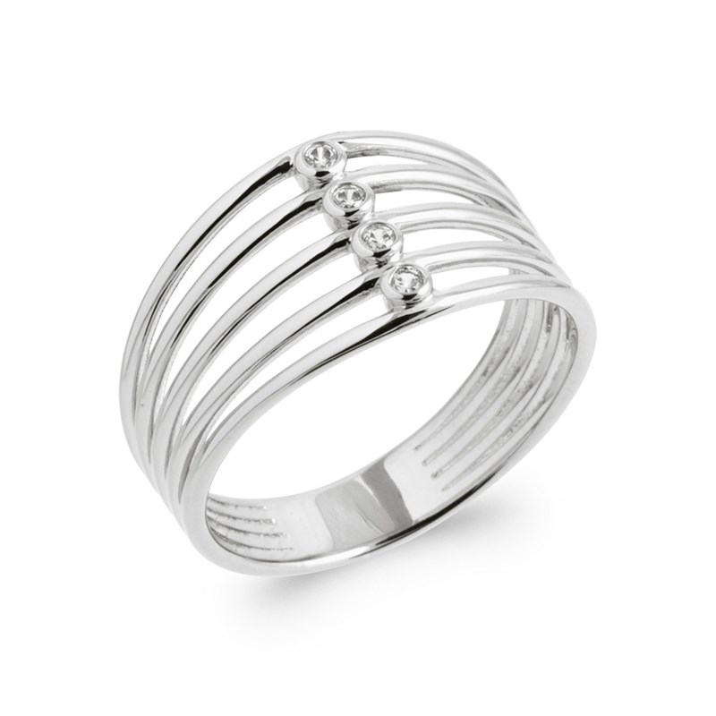 Bague Femme - Argent 925 - Oxyde de zirconium