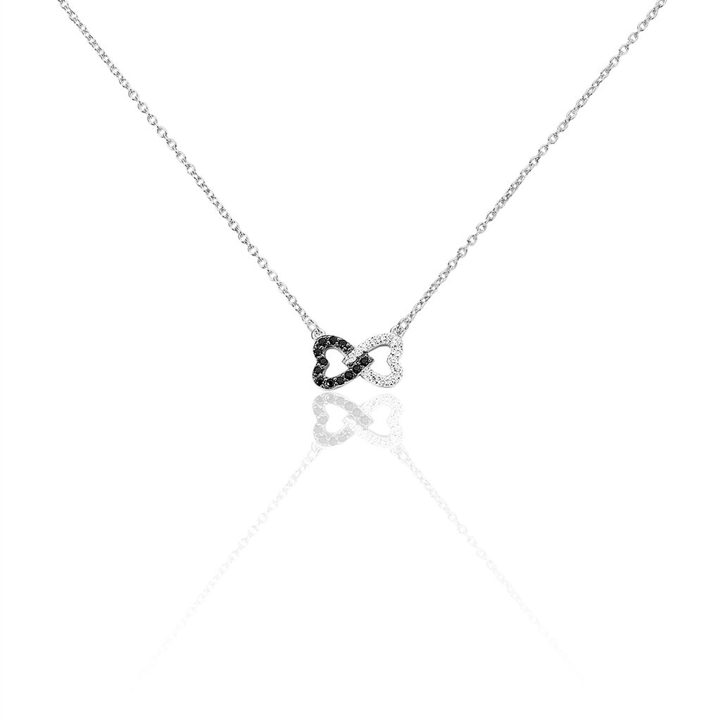 Collier Marcella Argent Blanc Oxyde De Zirconium