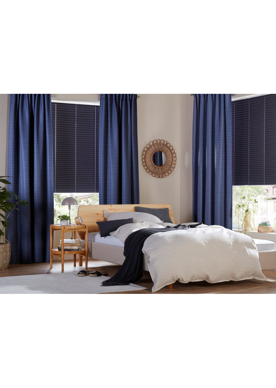 Panneau occultant jacquard avec fonction thermique (1 pce.)