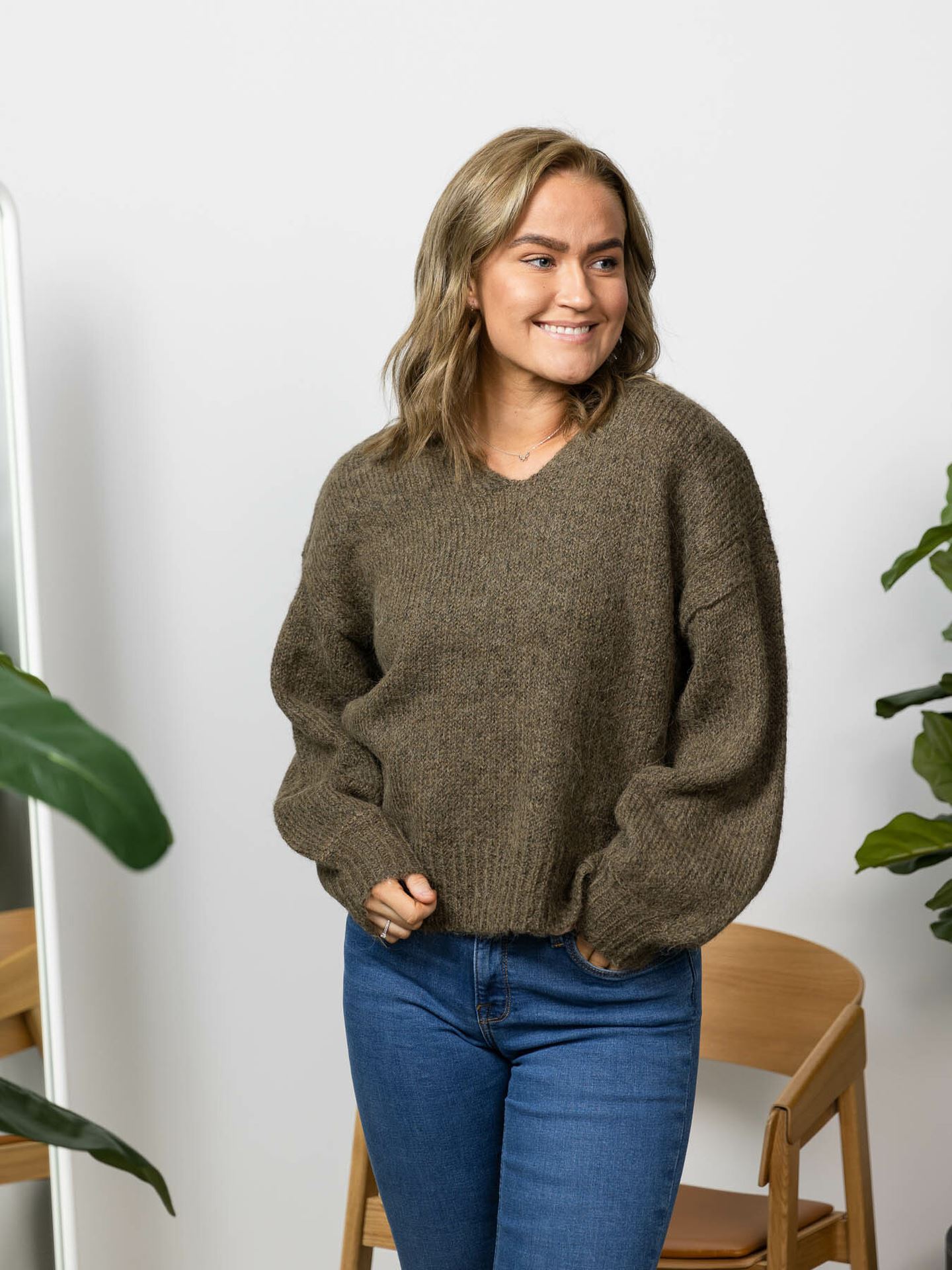 Livi Long Sleeve Knit Pullover