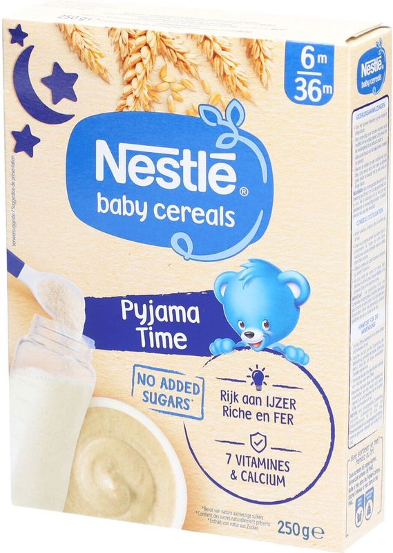 Nestlé - Baby Cereals Pyjama Time - Babypap - Poeder - 250 gram