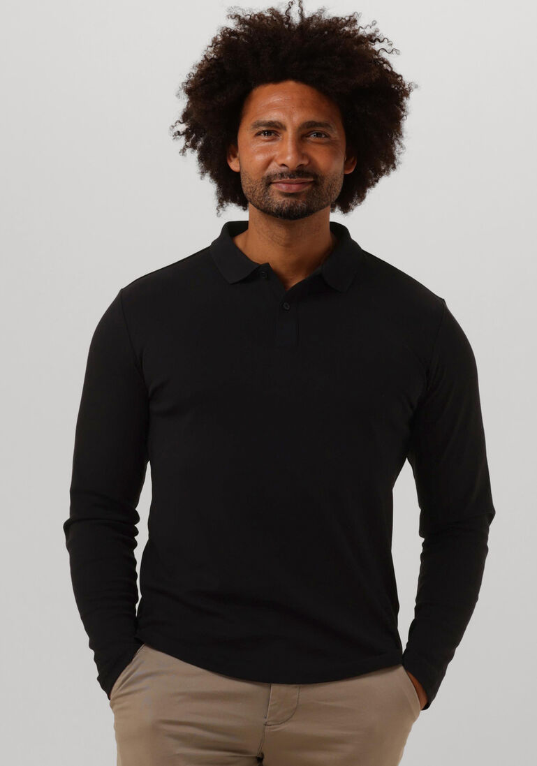 SELECTED HOMME zwarte selected homme polo slhslim-toulouse ls polo b noos
