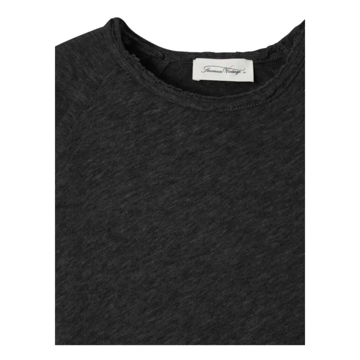 American Vintage T-shirt Manches Longues Sonoma | Noir