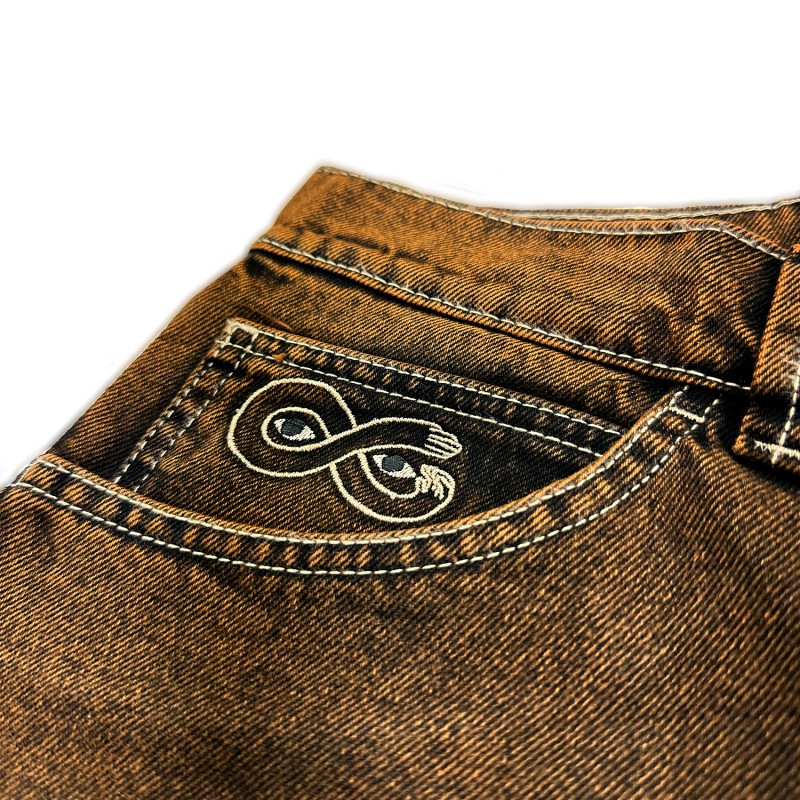 PANTALON OG STITCH - DENIM BRONZE
